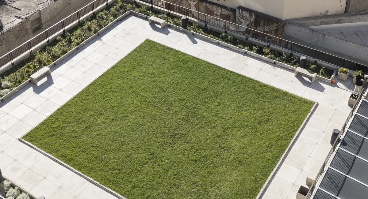 Obra Colegio de Arquitectos Exterior - Masdar Jardines